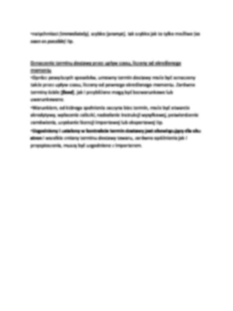 Zwyczaje i uzanse dotyczące terminów dostaw - strona 2
