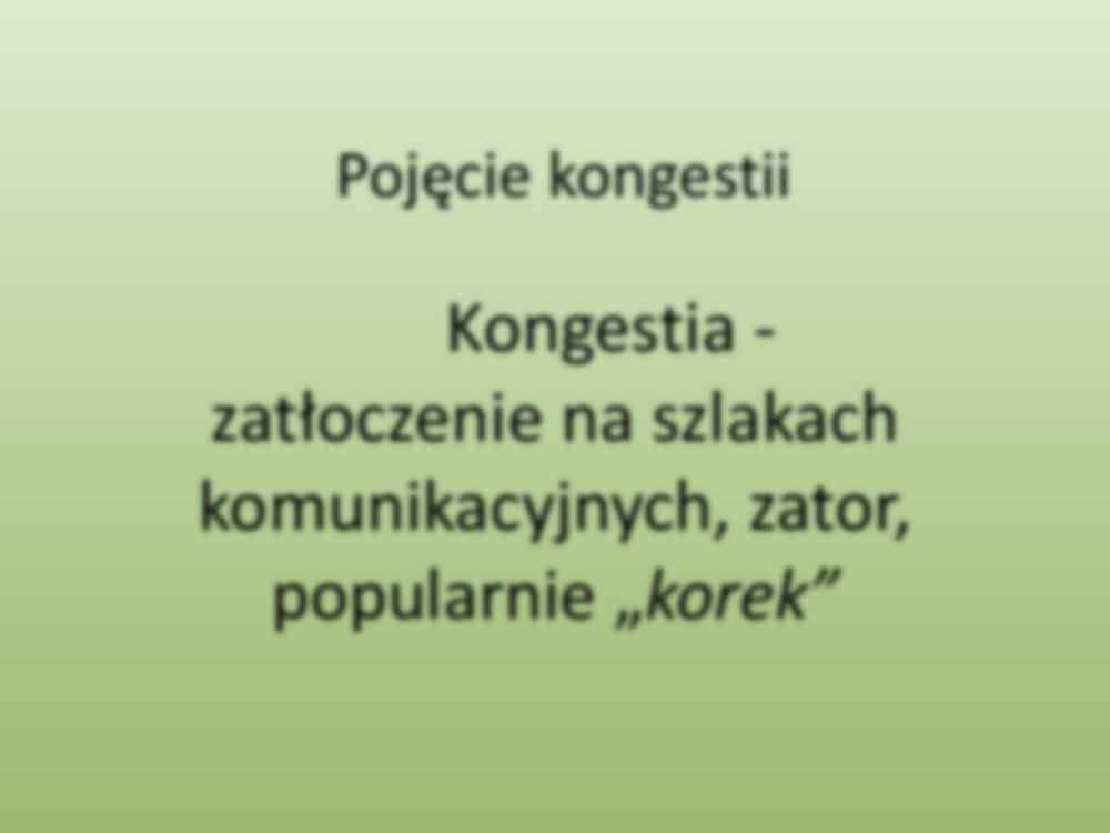 Kongestia transportowa w regionach  - strona 3