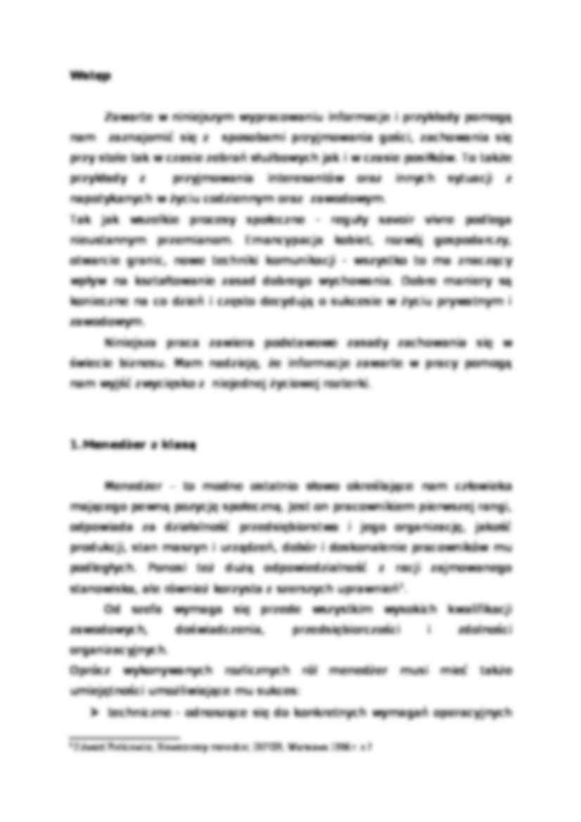 Biznesowy Savoir-vivre - strona 2
