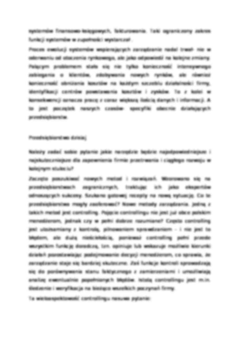 Controlling - definicja i cechy - strona 3