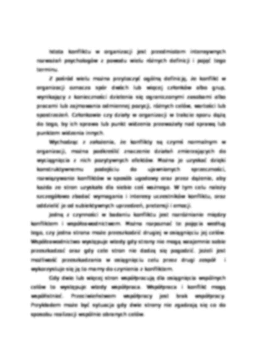 Kierowanie konfliktem w organizacji - Zapobieganie konfliktom - strona 2