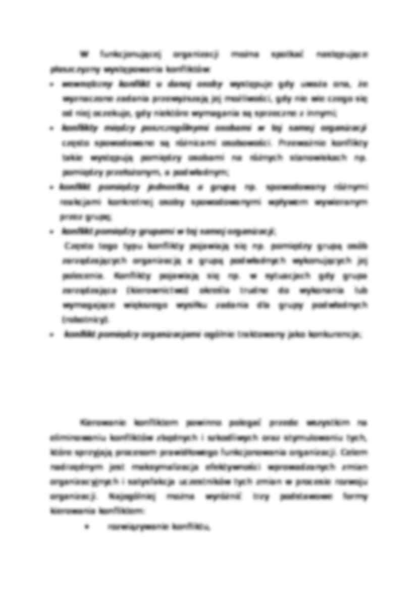 Kierowanie konfliktem w organizacji - Zapobieganie konfliktom - strona 3