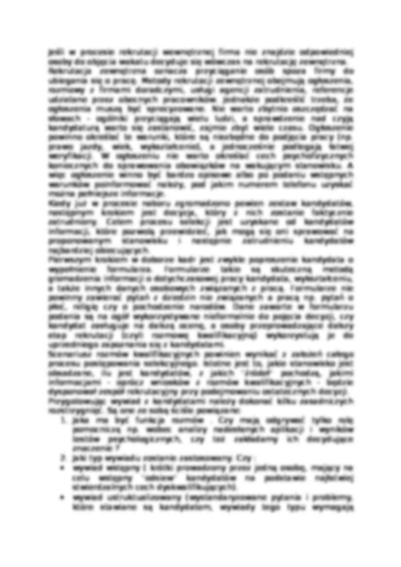 Pracownik-kapitał przedsiębiorstwa - Procesy rekrutacyjne - strona 2