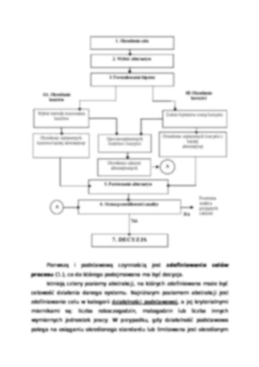 Proces podejmowania decyzji - Analiza ekonomiczna - strona 3