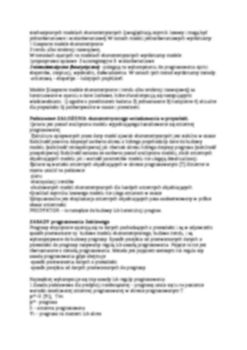 Prognozowanie w przedsiębiorstwie - strona 3