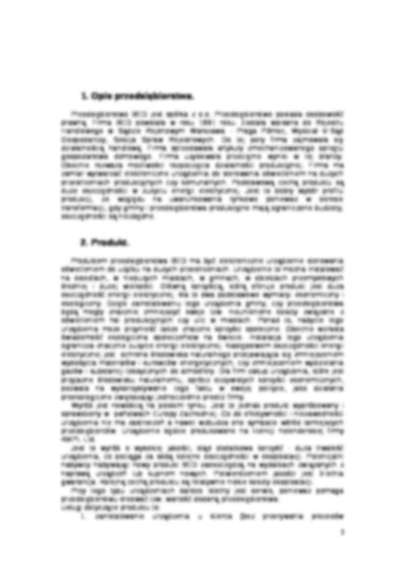 Projekt przedsiębiorstwa produkcji elektroniki - strona 2