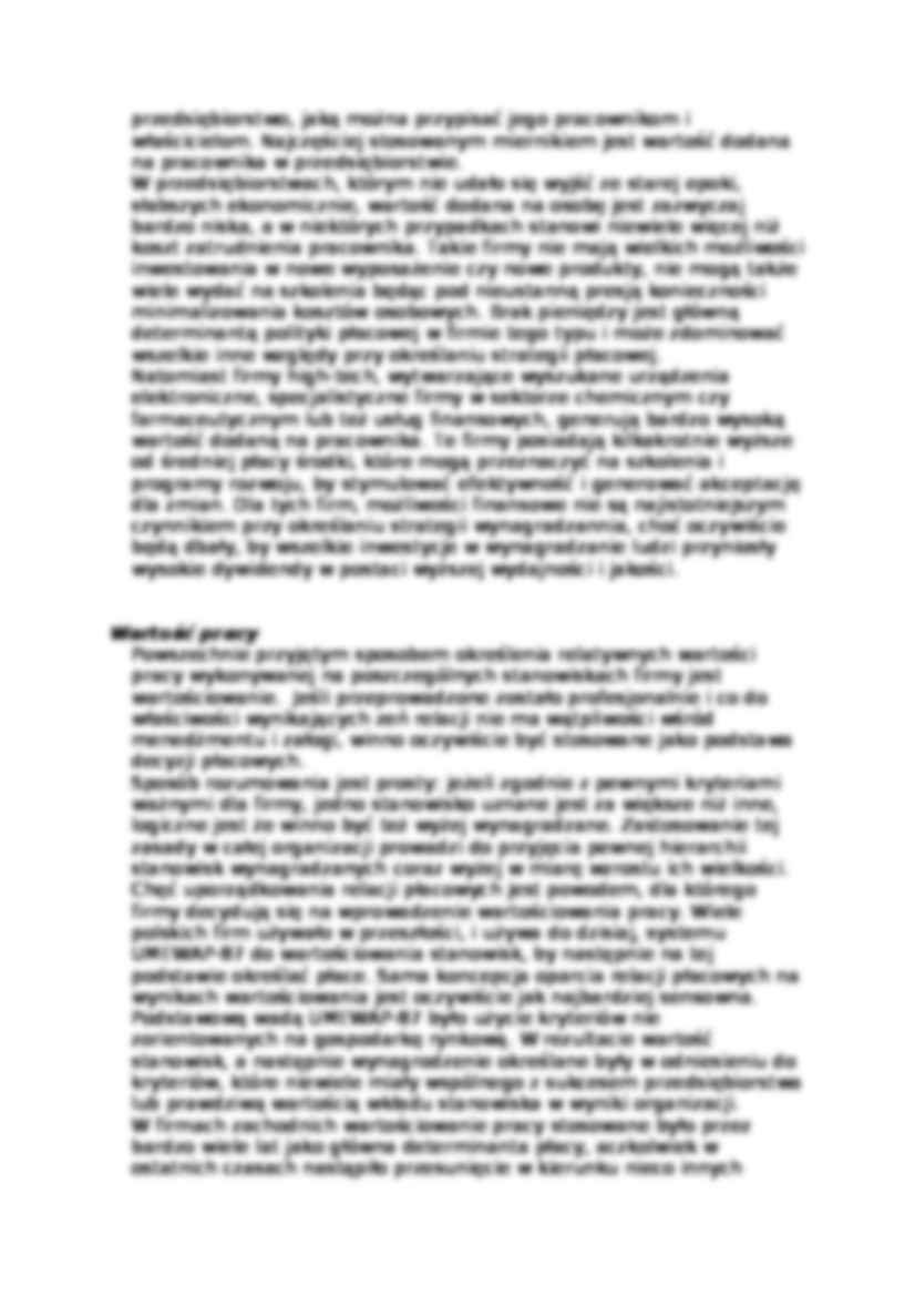 Projekt systemu wynagrodzeń - Rynek pracy - strona 2