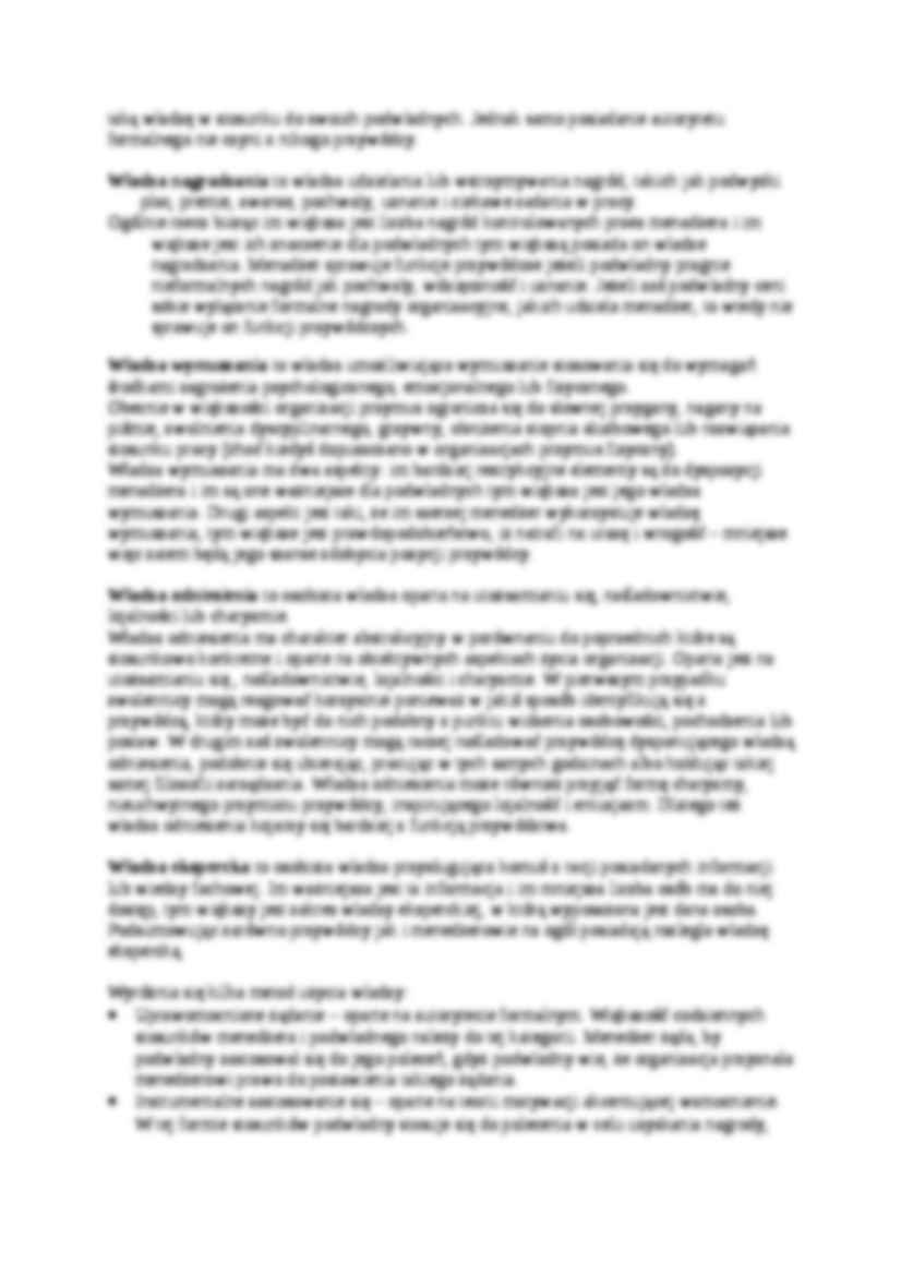 Przywództwo - definicja i podział - strona 3