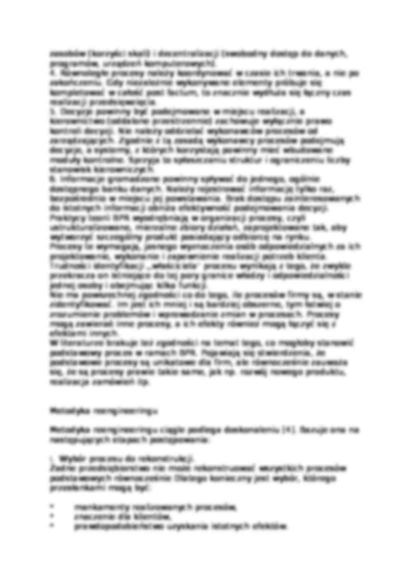 Przesłanki i geneza reengineeringu  - strona 3