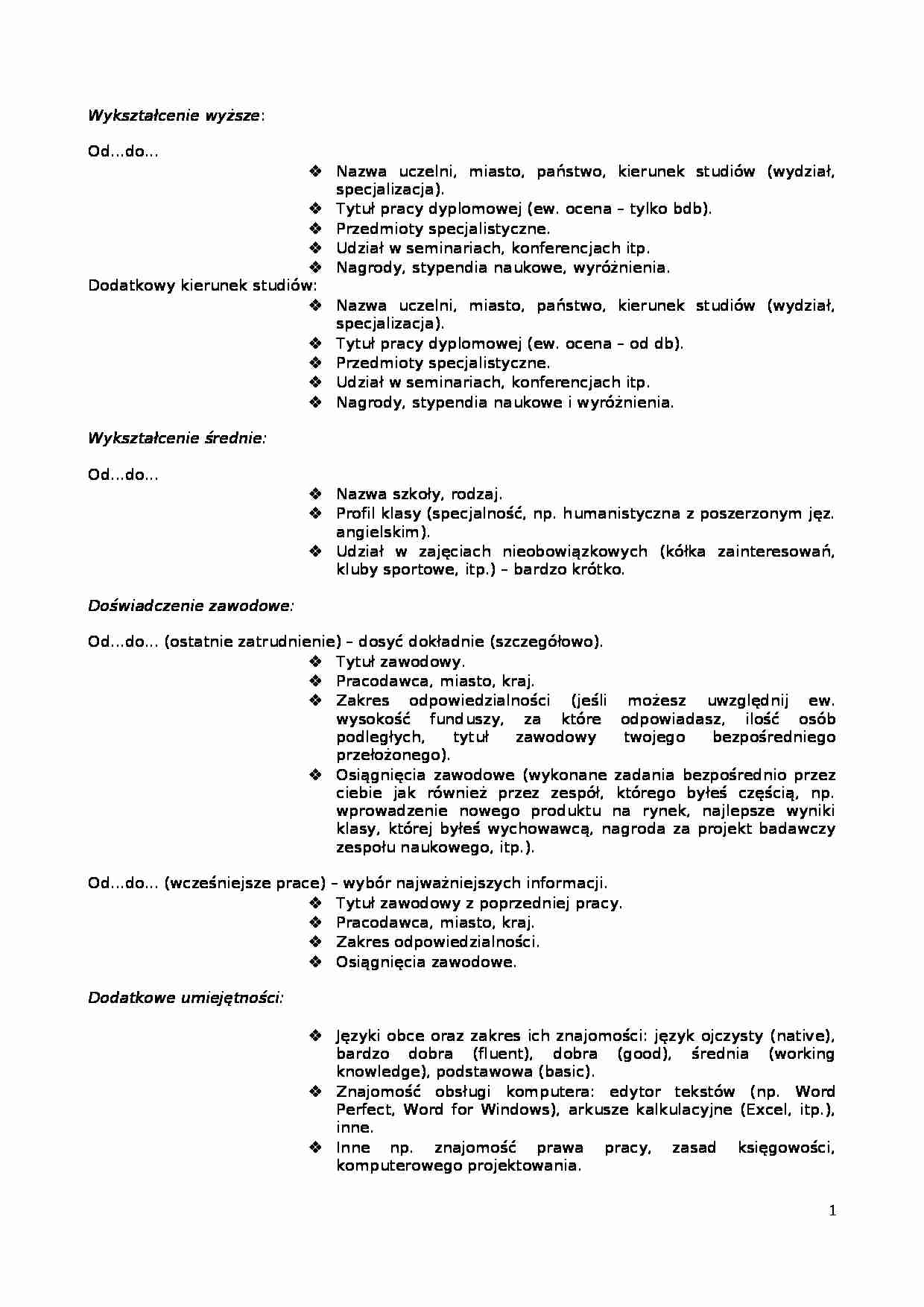 Rekrutacja i selekcja - strona 1