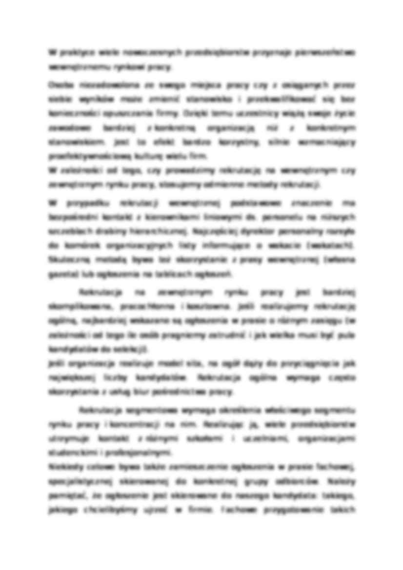 Proces rekrutacji pracowników - Rynek pracy - strona 3