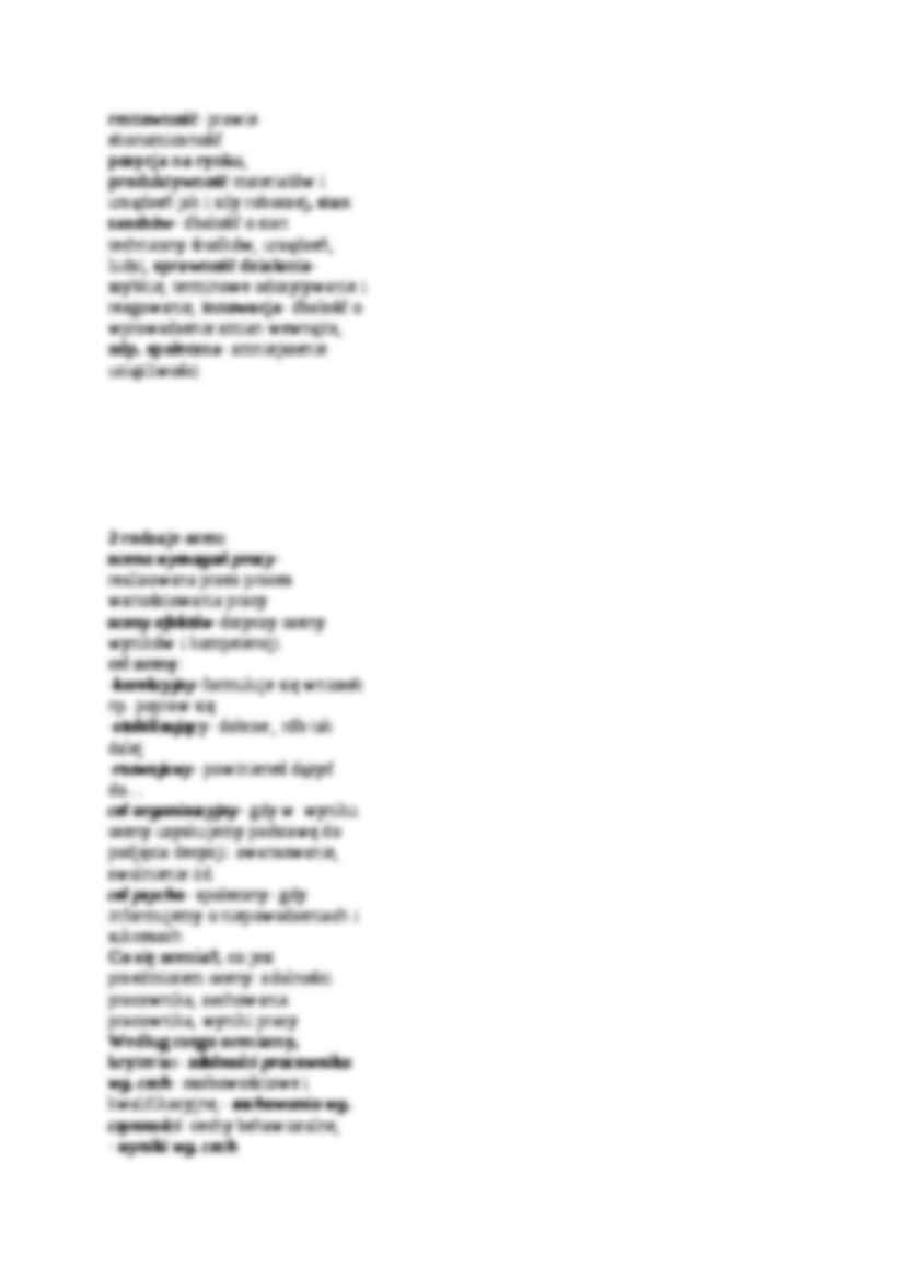 Podstawowe pojęcia z przedmiotu - Prakseologia - strona 3
