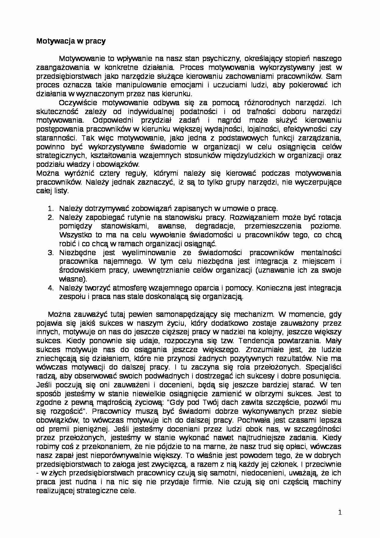 motywacja - strona 1