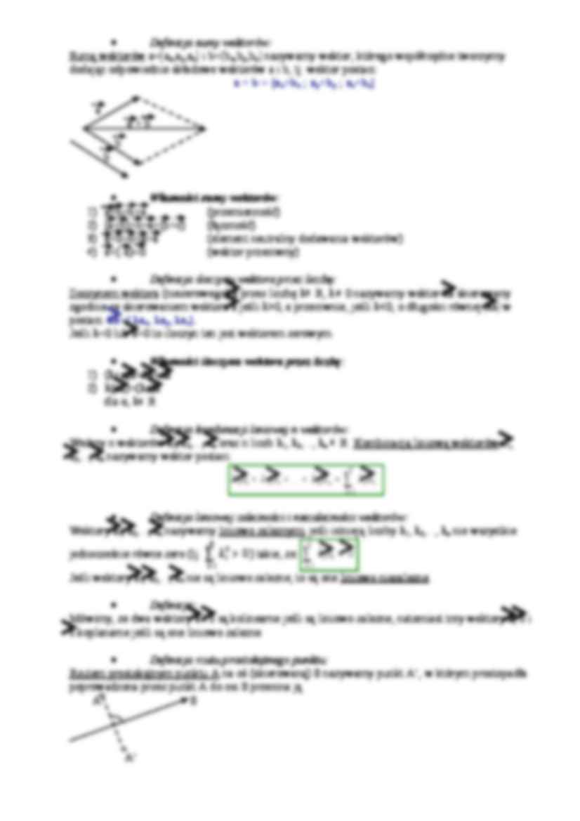 Geometria analityczna w przestrzeni - Antena kolinearna - ALGEBRA WEKTORÓW - strona 2