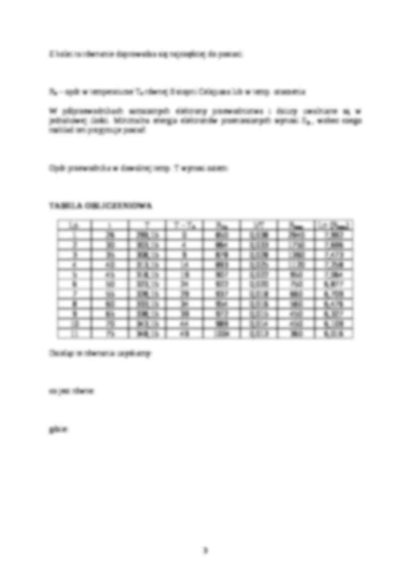 Badanie zależności oporu przewodnika i półprzewodnika od temperatury - strona 3
