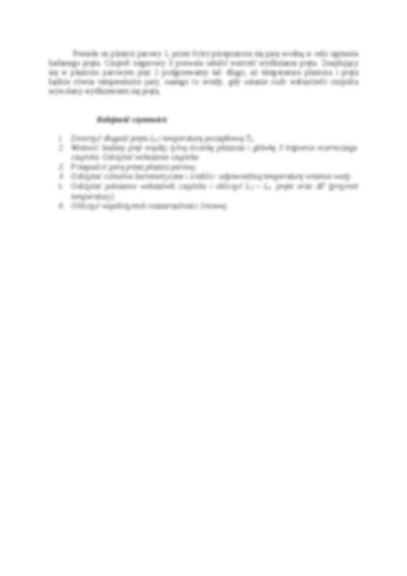 Wyznaczanie współczynnika termicznej rozszerzalności liniowej metalu - strona 3