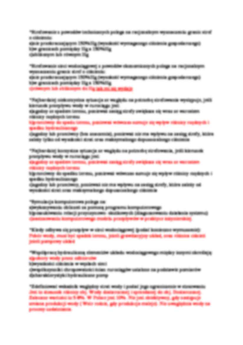 Wodociągi i kanalizacje-egzamin - strona 2