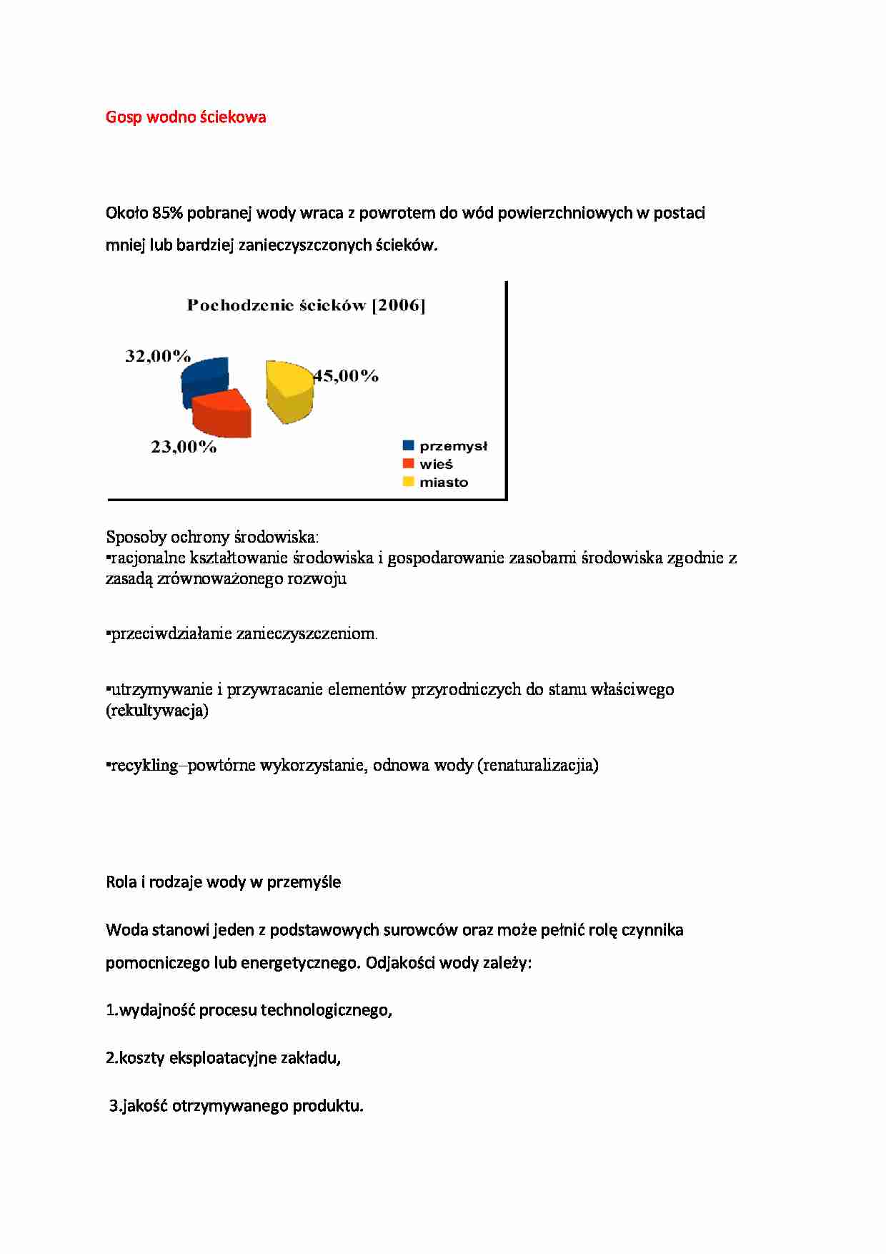 Ścieki przemysłowe - strona 1
