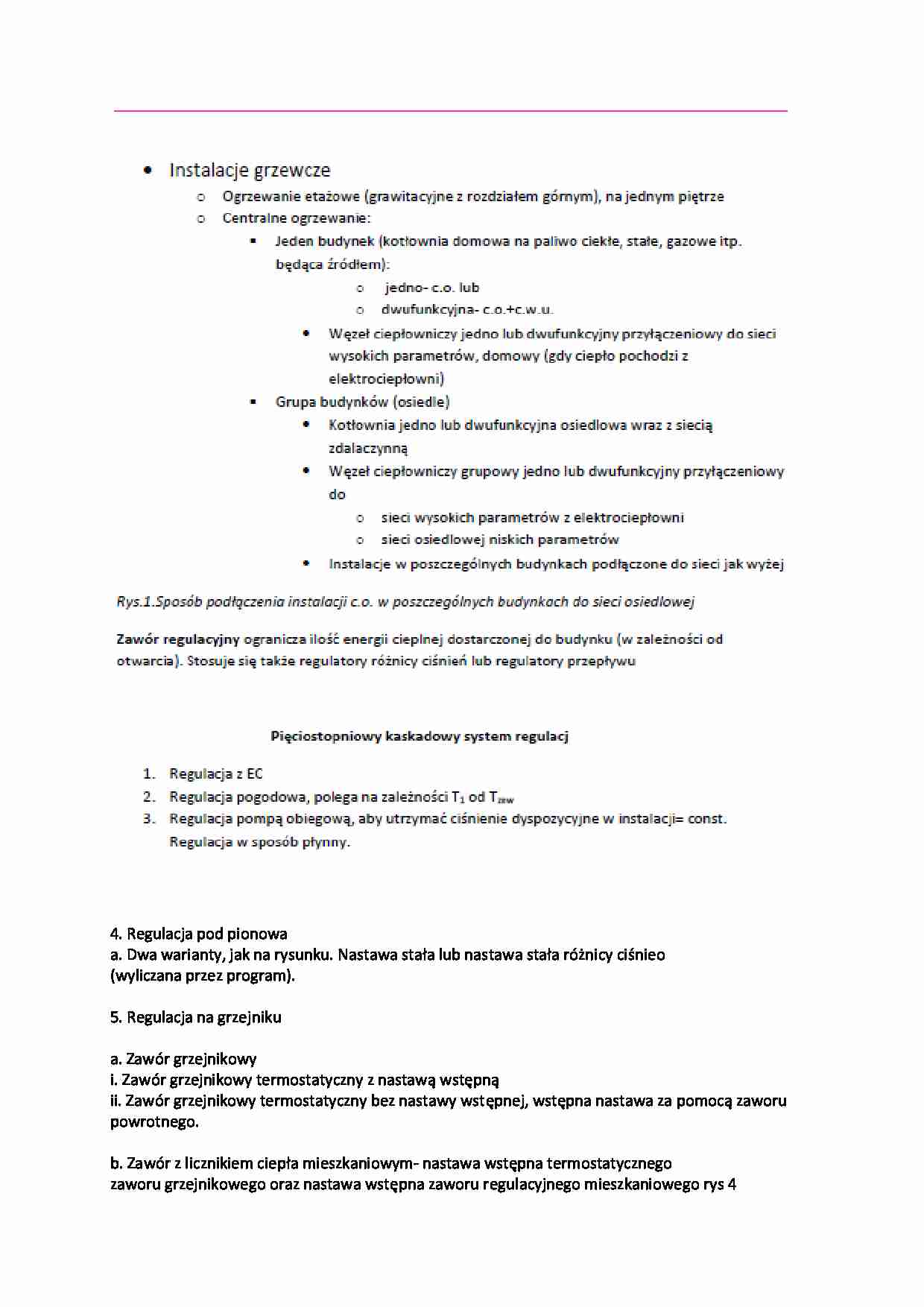 Instalacje grzewcze-opracowanie - strona 1