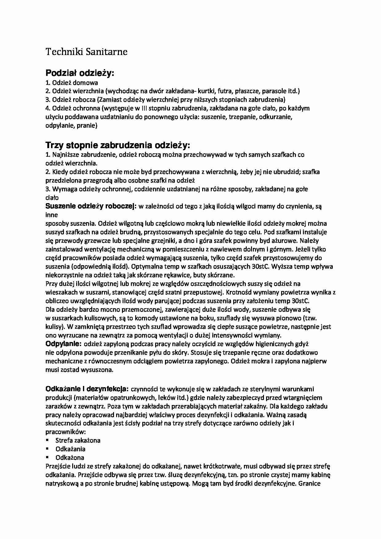 Podział odzieży-opracowanie - strona 1