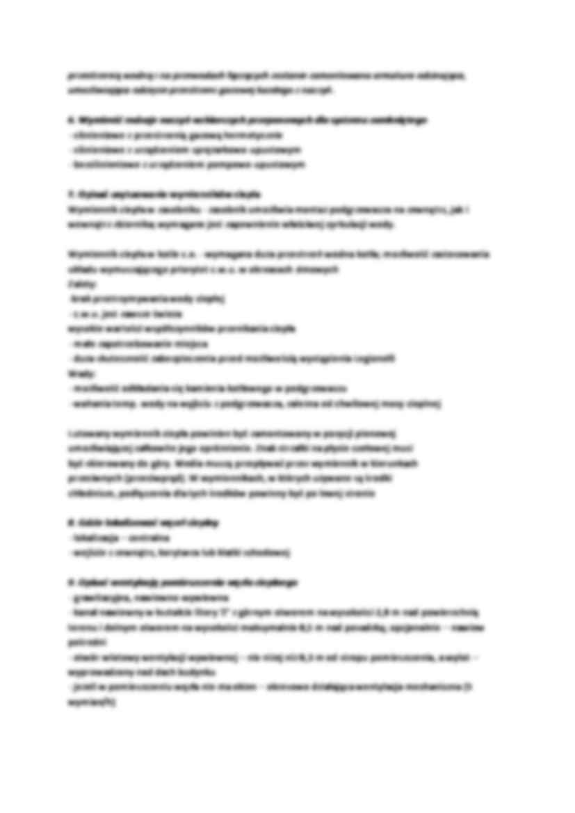 Wentylacja i klimatyzacja-opracowane zadania z zaliczenia - strona 2