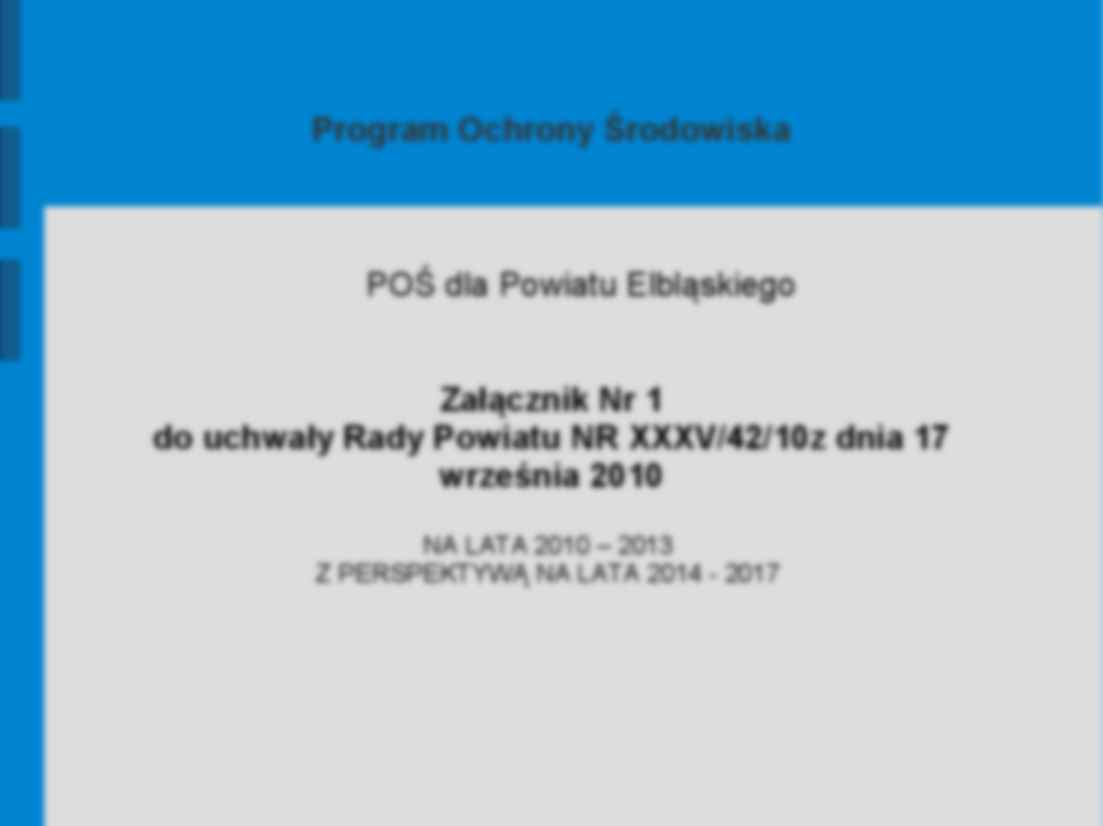 Program Ochrony Środowiska powiatu- podstawa prawna - strona 2