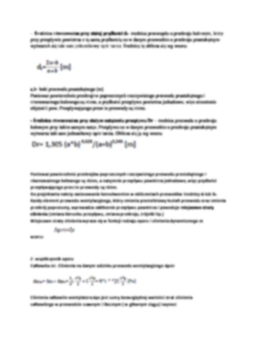 Obliczenia przewodów wentylacyjnych - strona 2