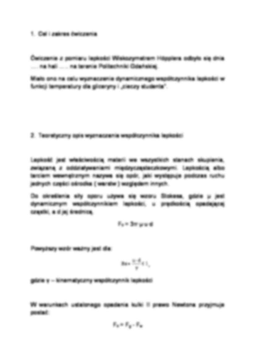 Pomiar lepkości wiskozymetrem Hopplera - strona 2