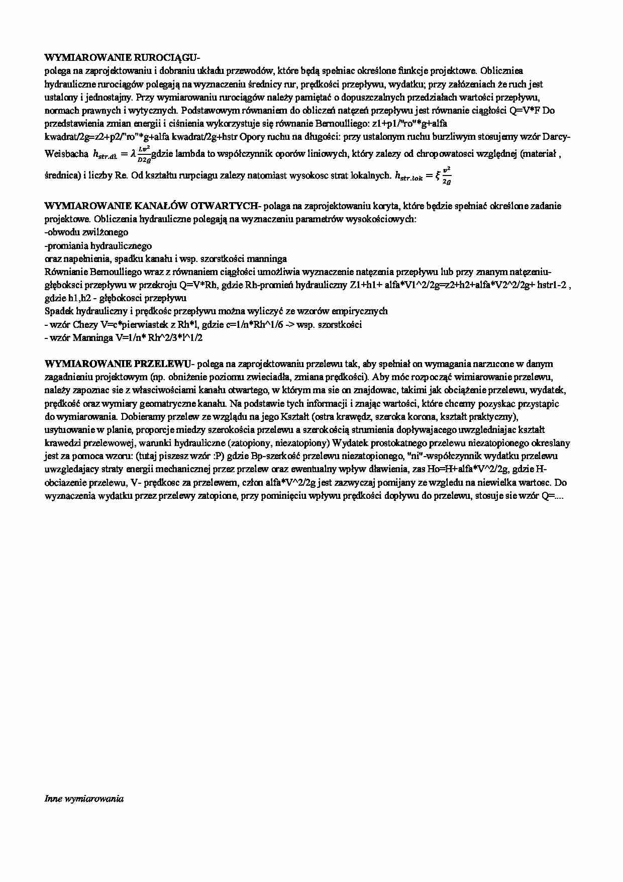 Wymiarowanie-opracowanie - strona 1