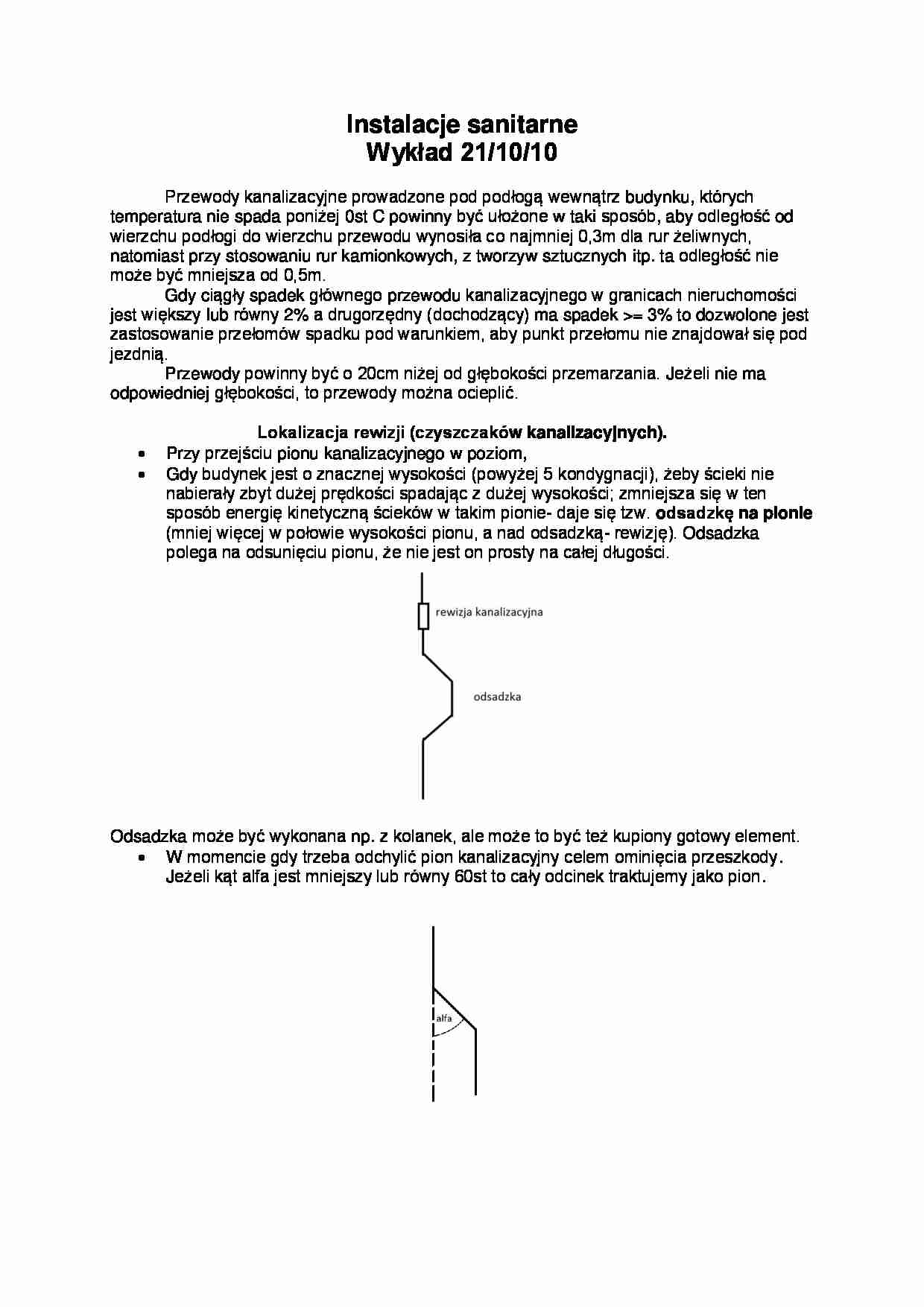 Przewody kanalizacyjne-wykład - strona 1