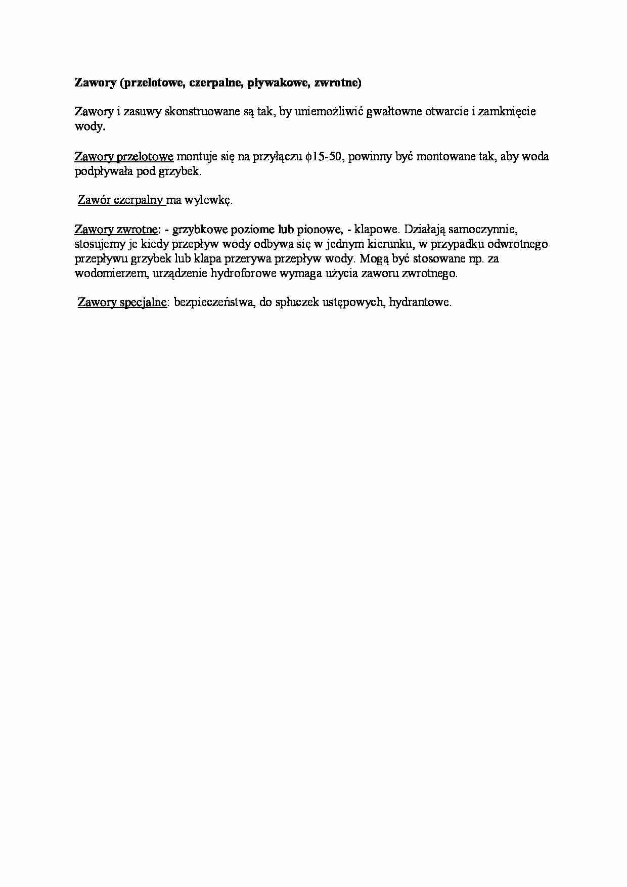 Zawory-opracowanie - strona 1