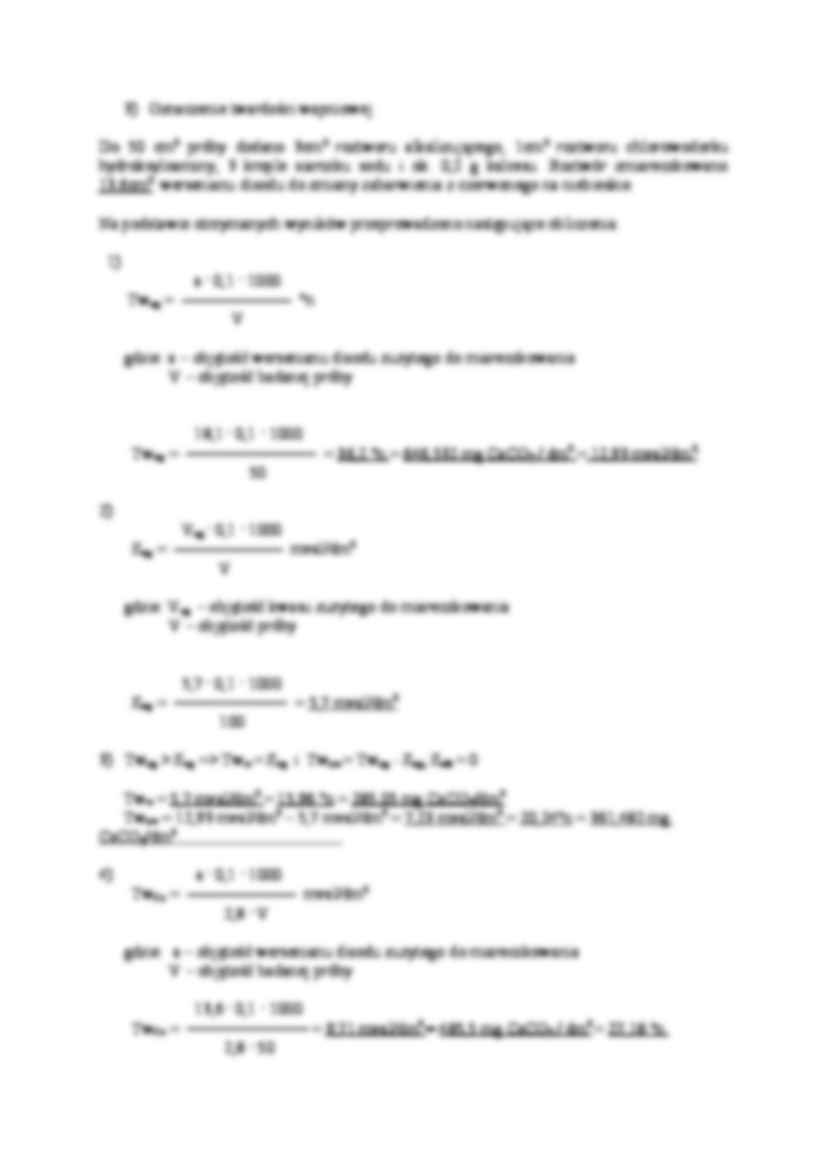 Analiza miareczkowa - twardość - strona 2