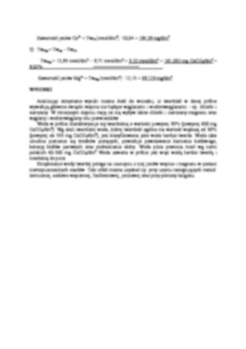 Analiza miareczkowa - twardość - strona 3