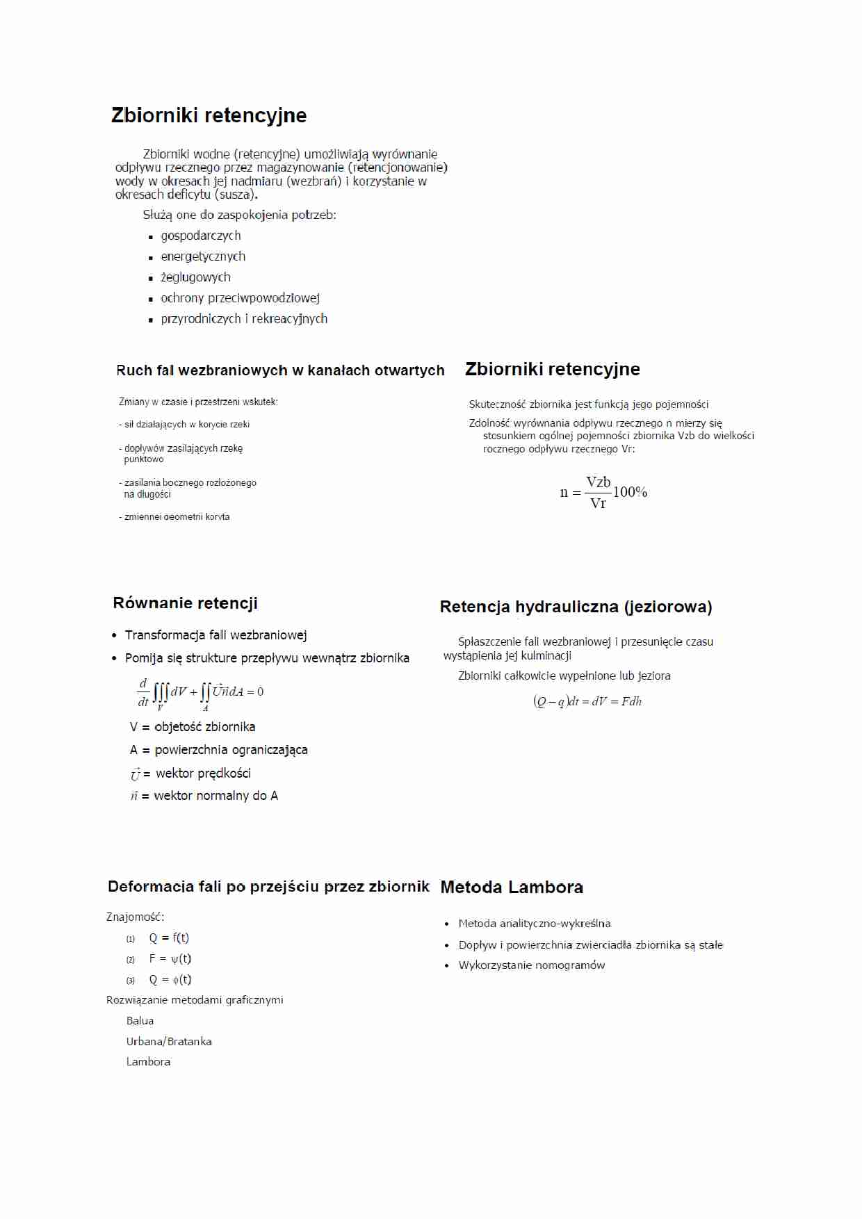 Zbiorniki retencyjne - strona 1