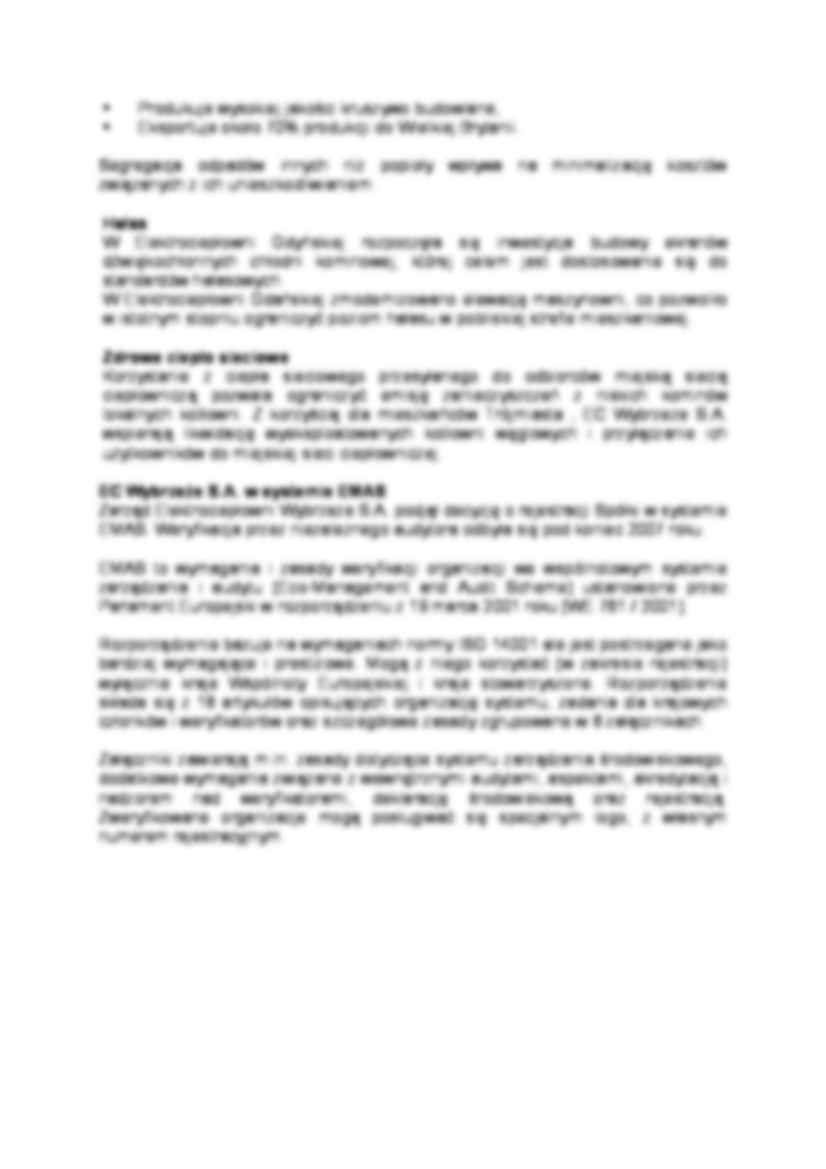 Ochrona środowiska w Elektrociepłowniach Wybrzeże S.A. - strona 2