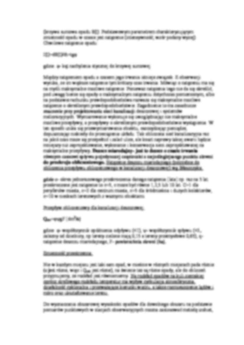 Charakterystyka opadu atmosferycznego  - strona 2