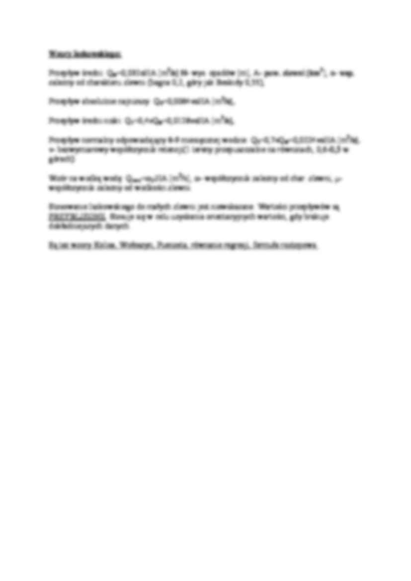 Problem określania odpływu ze zlewni niekontrolowanej - strona 3