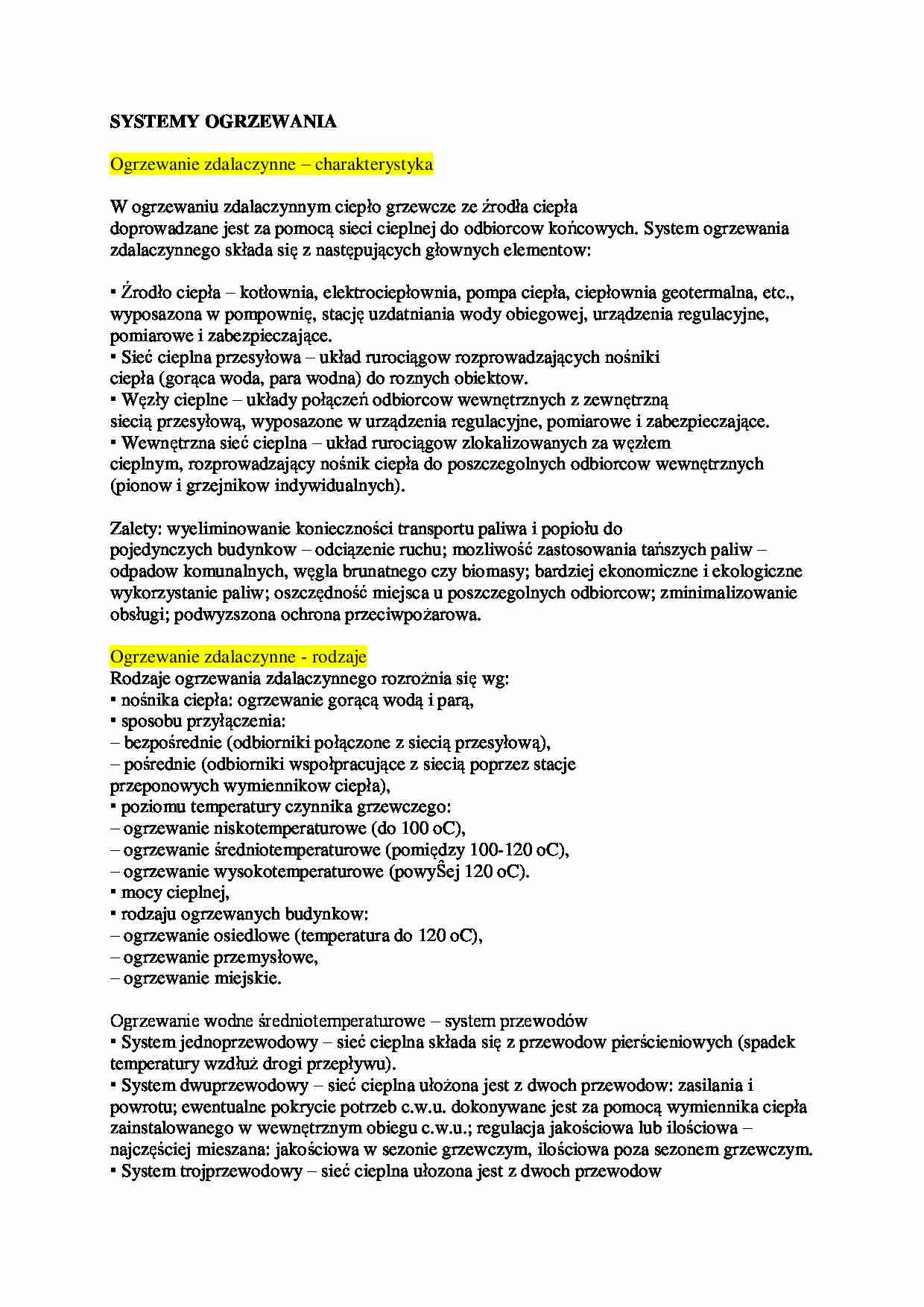 Ogrzewanie zdalaczynne - strona 1