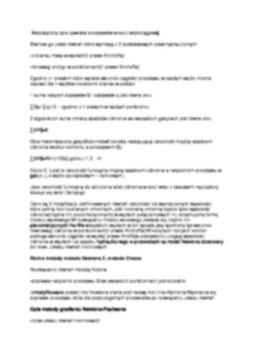 Wymiarowanie sieci wodociągowej o układach zamkniętych - strona 2