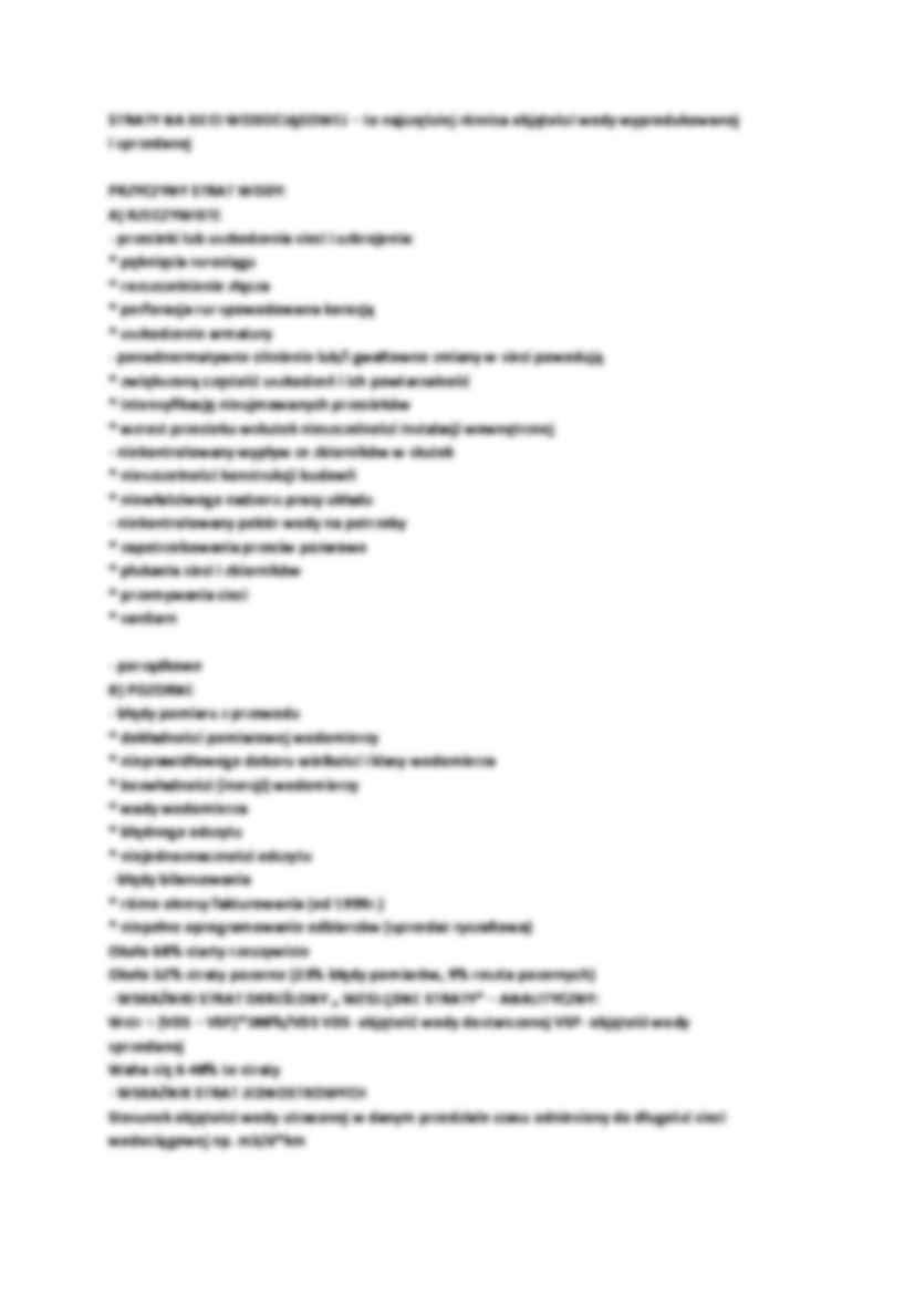 Zasady obliczania zapotrzebowanie na wodę - strona 2