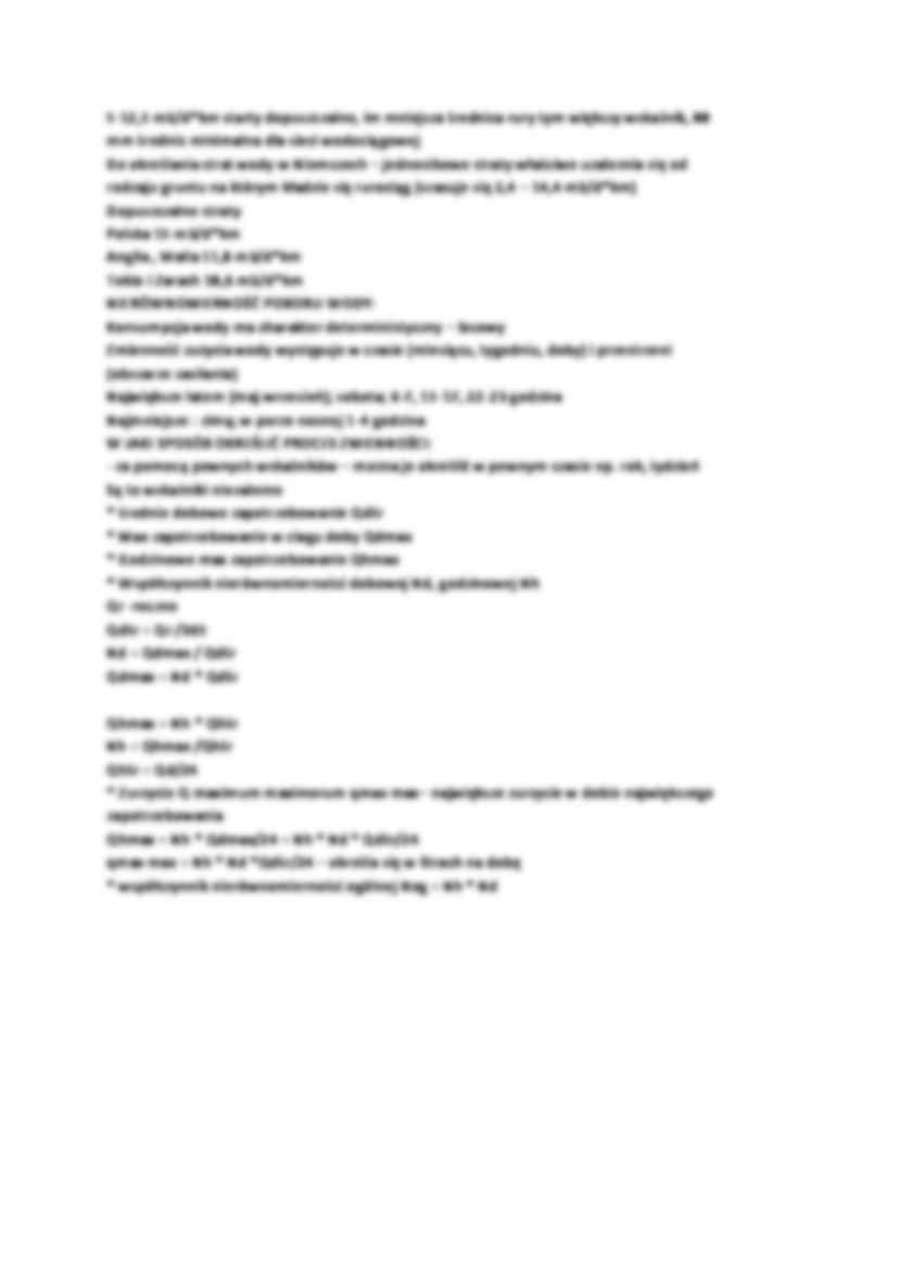 Zasady obliczania zapotrzebowanie na wodę - strona 3