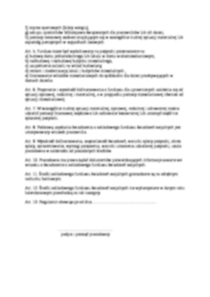 Regulamin Zakładowego Funduszu Świadczeń Socjalnych - strona 2