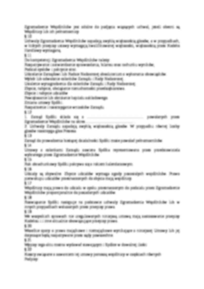 Wzór-Umowa spółki z ograniczoną odpowiedzialnością - strona 2