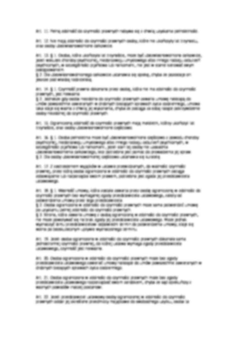 Prawoznastwo - Kodeks cywilny - strona 3