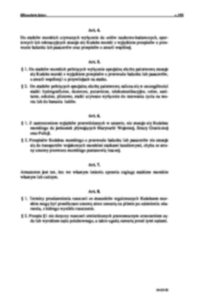 Prawoznastwo - Kodeks morski - strona 2