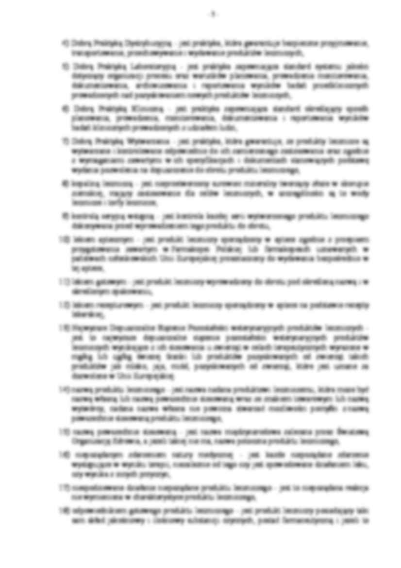 Ustawa o prawie farmaceutycznym - strona 3