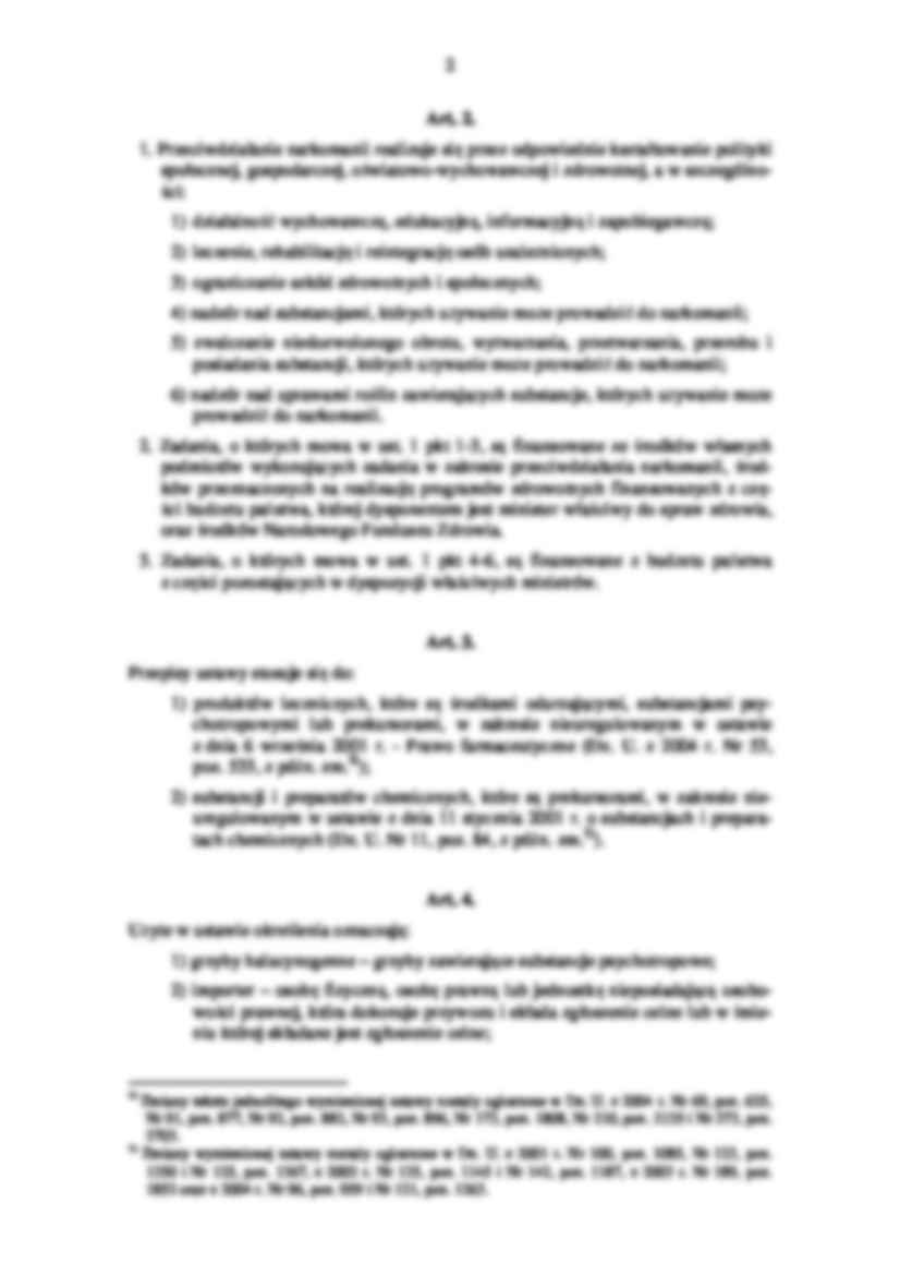Ustawa o przeciwdziałaniu narkomanii - strona 2
