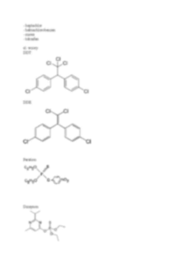 Pestycydy – definicja, podział, struktura - strona 2