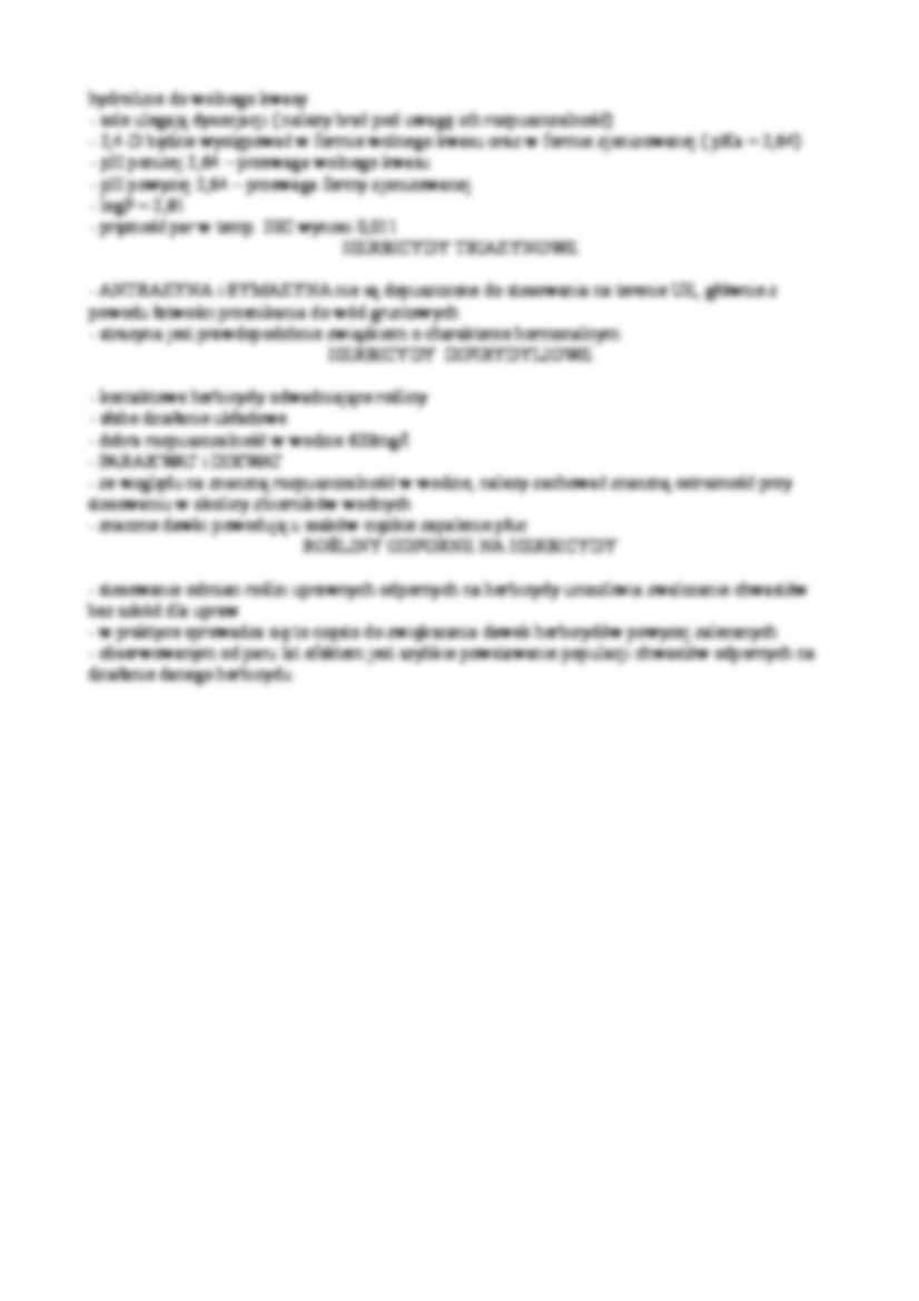 Toksyczność i właściwości powszechnych herbicydów - strona 2