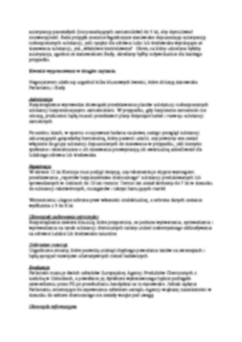 Reach - legislacja dotycząca substancji chemicznych - strona 3